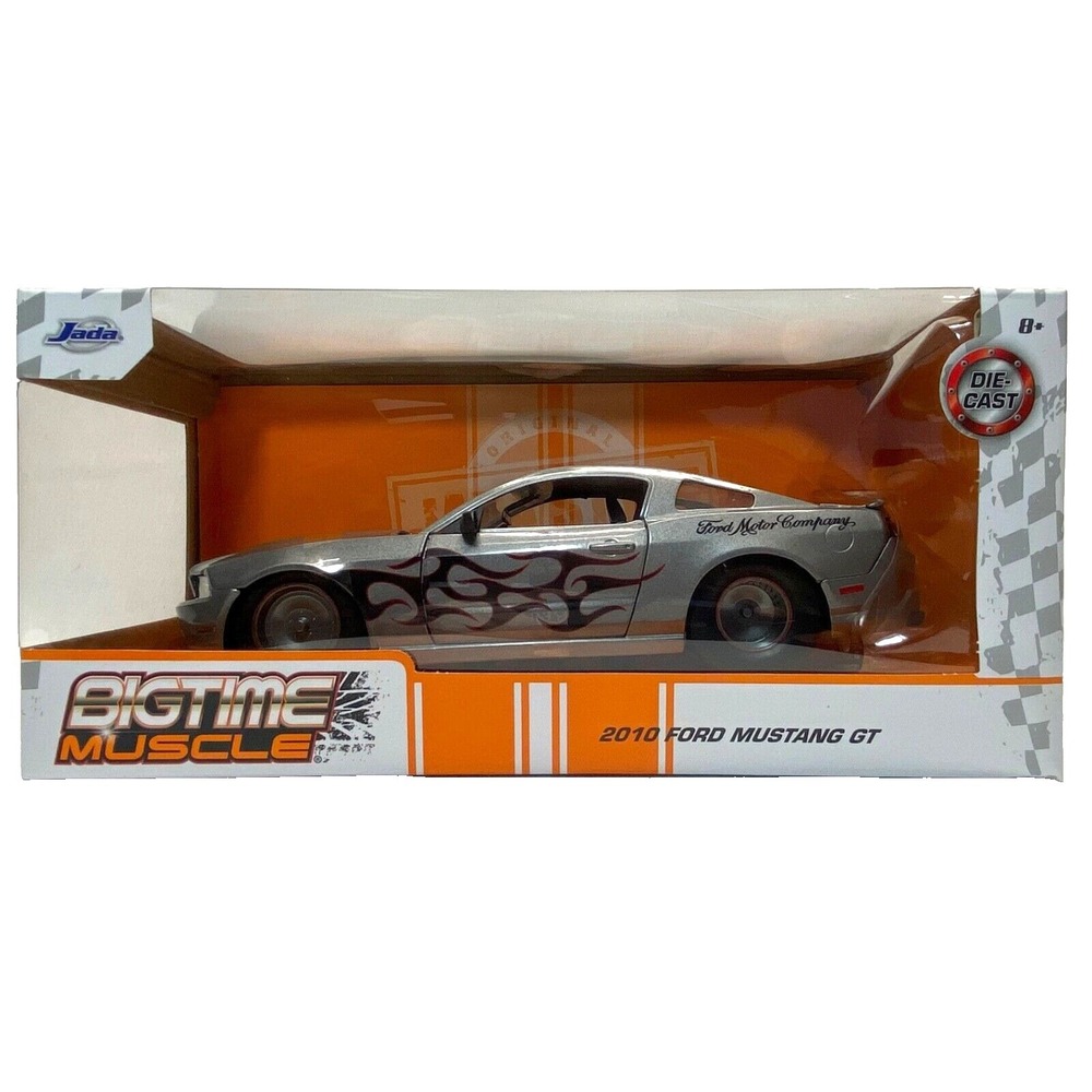 Jada 2010 Ford Mustang GT Big Time‎ Muscle 1:24 Die-cast Model Car NIP 2023 USA